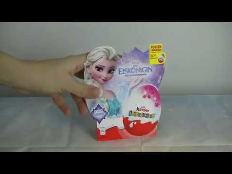 Monday Surprise Opening #30 /Frozen Special 4 Kinder Eggs