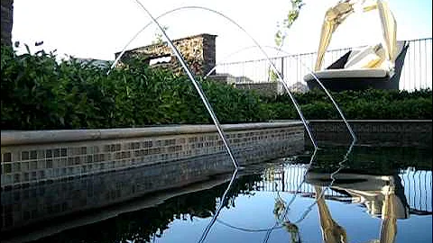 Jandy Laminar Jets, an artful water feature.