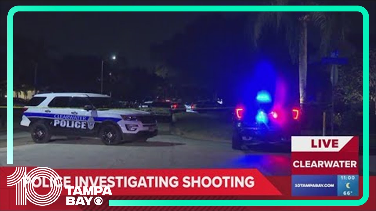 Police on the scene of a shooting in in Pinellas County - YouTube