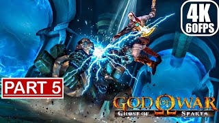 God Of War Ghost Of Sparta - Gameplay Walkthrough (60fps 4k) Part 5 No Commentary