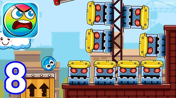 Ball Adventure Ball Bounce - Gameplay Walkthrough Part 8 Level 71 - 80 The Box ( iOS, Android )