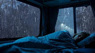 Listening to Rain and Distant Thunder in a Cozy Car 🌧 Calm Your Mind & Heal Body and Spirit