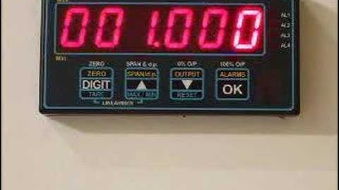 Setting a Factor in your digital panel meter