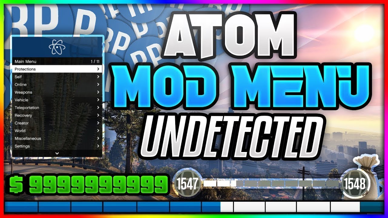 GTA V Online PC 1.53 | Atom 1.0 NOUVEAU MENU MOD GRATUIT | * NON ...
