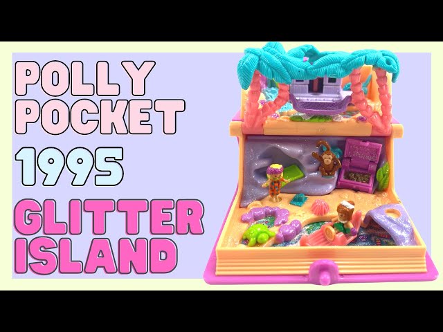 Vintage Polly Pocket Polly Pocket Book Glitter Island Enchanted Storybook 