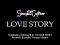 Love Story (Acoustic Karaoke Version) Taylor Swift