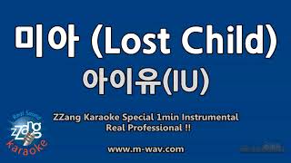 아이유(IU)-미아 (Lost Child) (1 Minute Instrumental) [ZZang KARAOKE]