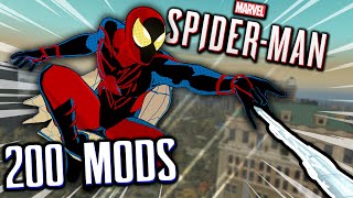 I Downloaded 200 Mods For Marvel's SpiderMan!