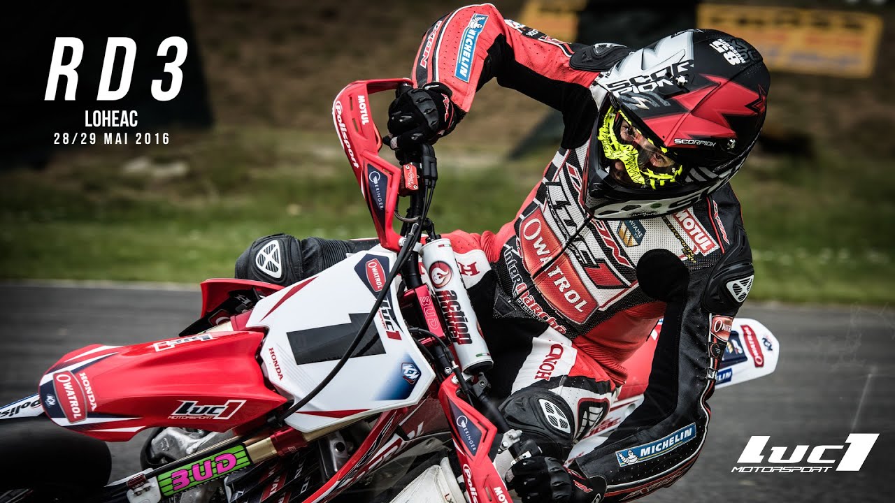[LUC1] French supermoto 2016 round 3 Lohéac - YouTube