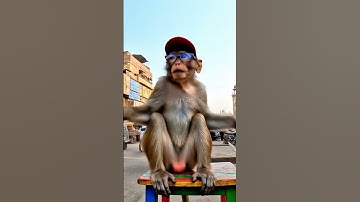 Monkey Vlog by Veo 3 #aivlog #aivlogger #aimonkeyvlog #veo3