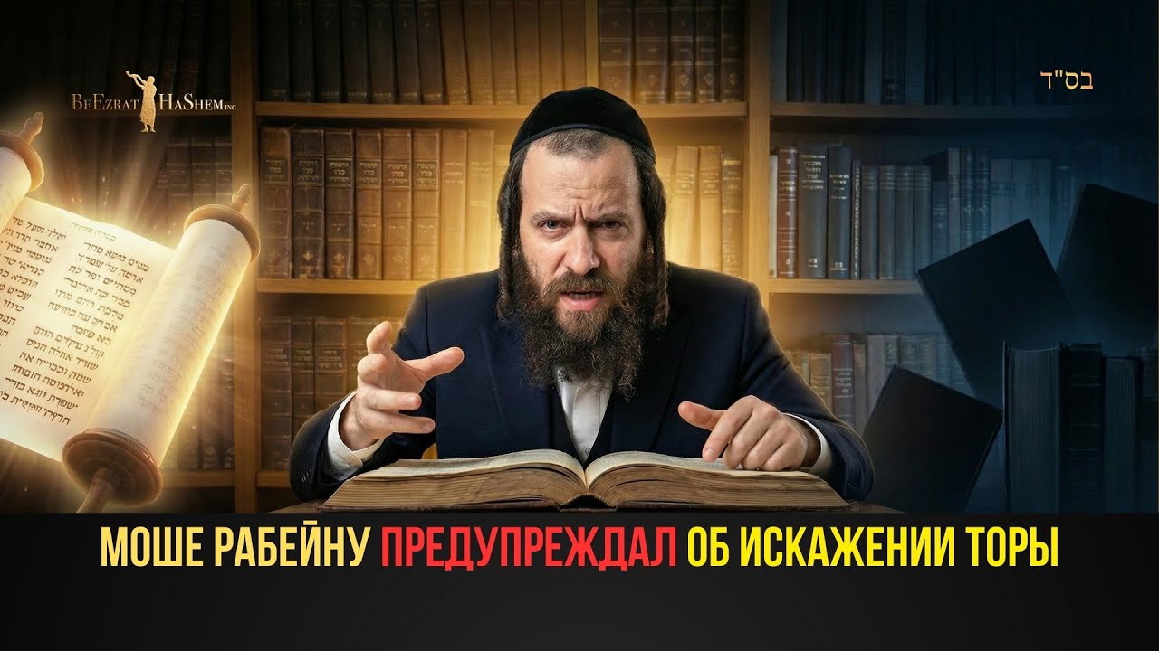 Моше Рабейну Предупреждал об Искажении Торы! 🤯 | Раввин Ярон Реувен