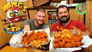 Wings Etc. Wall of Flame Hot Wing Challenge |  Wings Etc Madisonville Kentucky