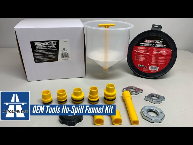 OEMTOOLS 87043 Professional No Spill Coolant Funnel Kit 