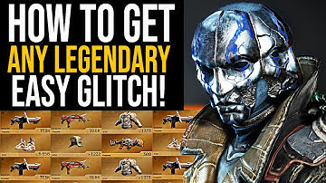Outriders HOW TO GET ANY LEGENDARY "GLITCH" - Outriders How To Get All Legendary Gear