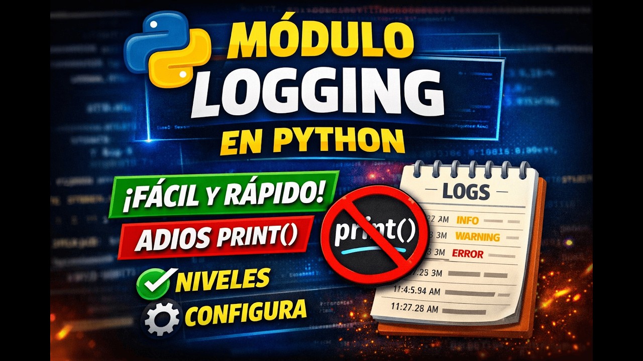 Módulo logging en Python explicado fácil: qué es y cómo usarlo - YouTube