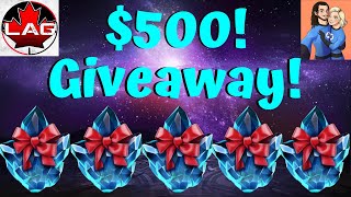 $500 MCOC GIVEAWAY! 4Loki Gives Back! Gifting Event! Finals! - Marvel Contest of Champions