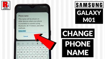 How to Change Phone Name on Samsung Galaxy M01