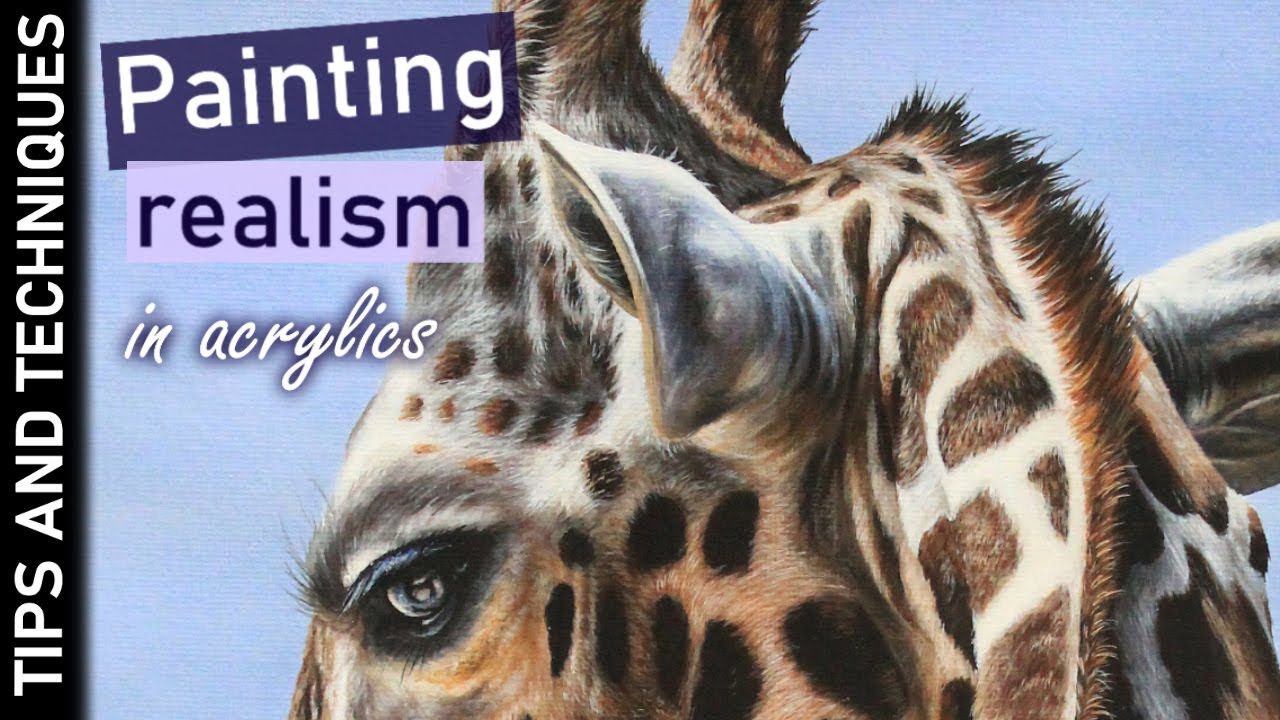 Painting realistic animals in acrylics | Why is lighting so important ...