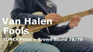 Van Halen Fools Guitar Cover
