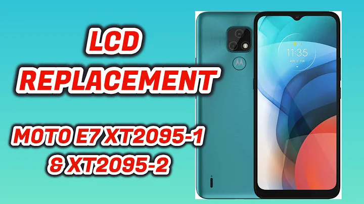 Moto E7 LCD Display Replacement  XT2095 1  XT2095 2