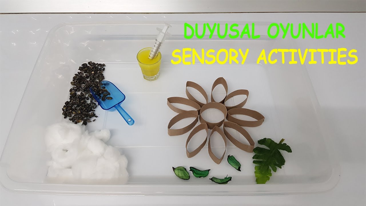 Duyusal Oyunlar-Duyusal Etkinlikler/Sensory Activities-Messy Play Ideas
