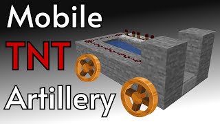 MOBILE ARTILERY! - Flying TNT Cannon! - Java Minecraft