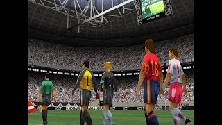 ISS Pro Evolution 2 - España vs Denmark - World Cup - Group Stage - First Game