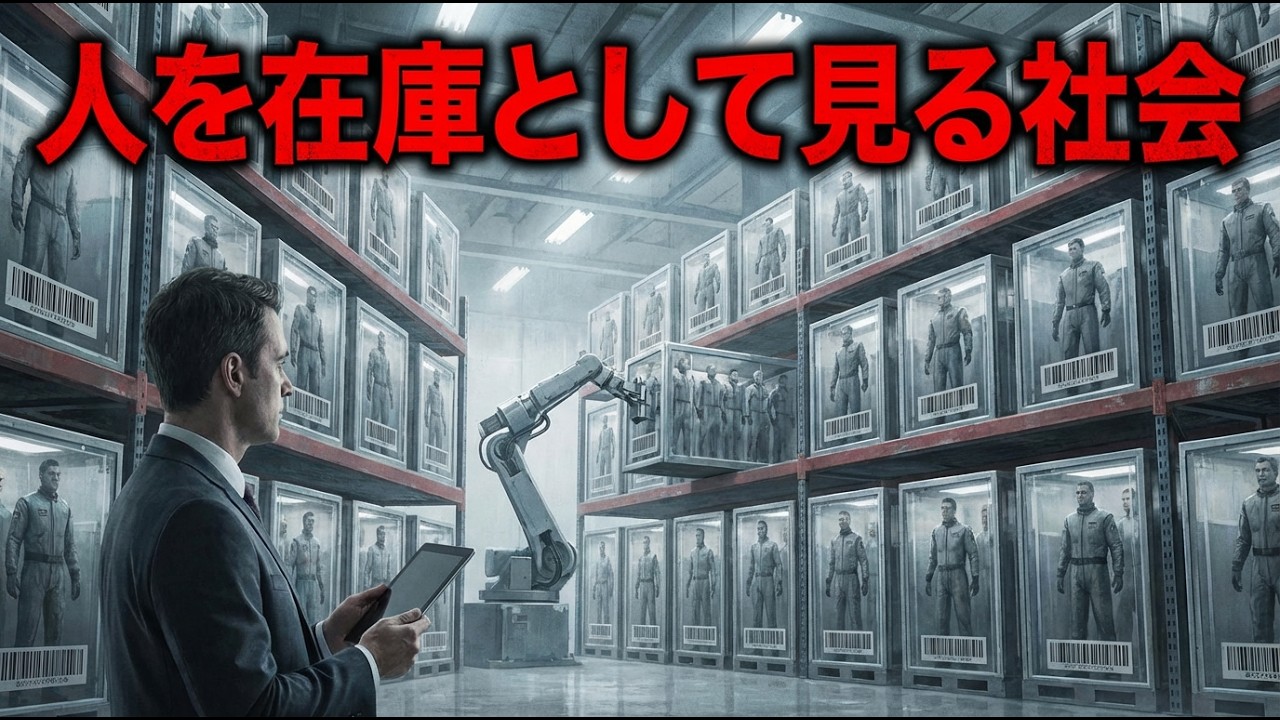 【残酷な真実】なぜ現代社会はあなたを「人間」ではなく「ただの在庫」として扱うのか？
