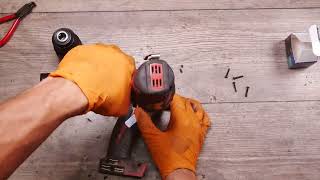 Destroyed Milwaukee brushless cordless drill transmission box and chuck replacement