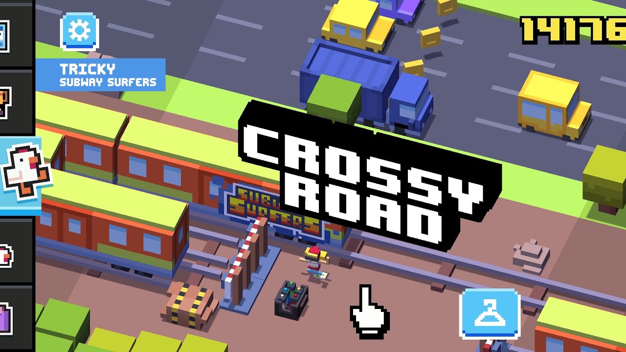 Crossy Road - Tricky - Score 3456 