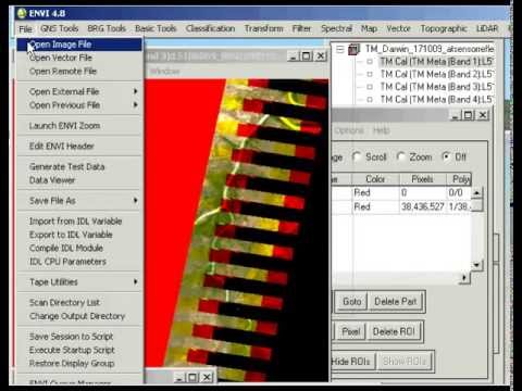Radiometric calibration - subset via roi
