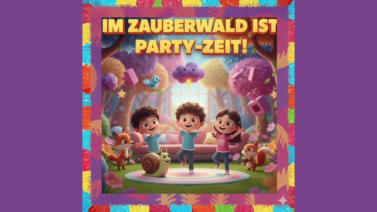 Im Zauberwald ist Party-Zeit 🎈 | Kinderlied zum Mitmachen & Bewegen