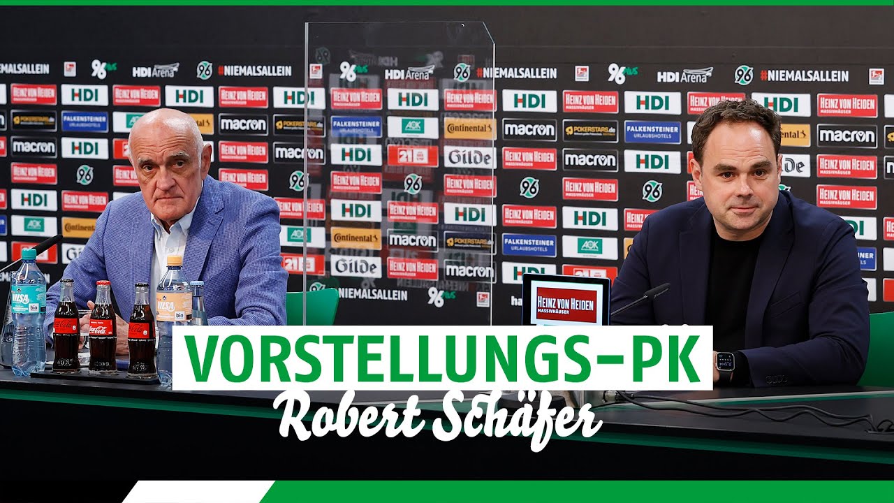 RE-LIVE: Die PK zur Vorstellung von Robert Schäfer