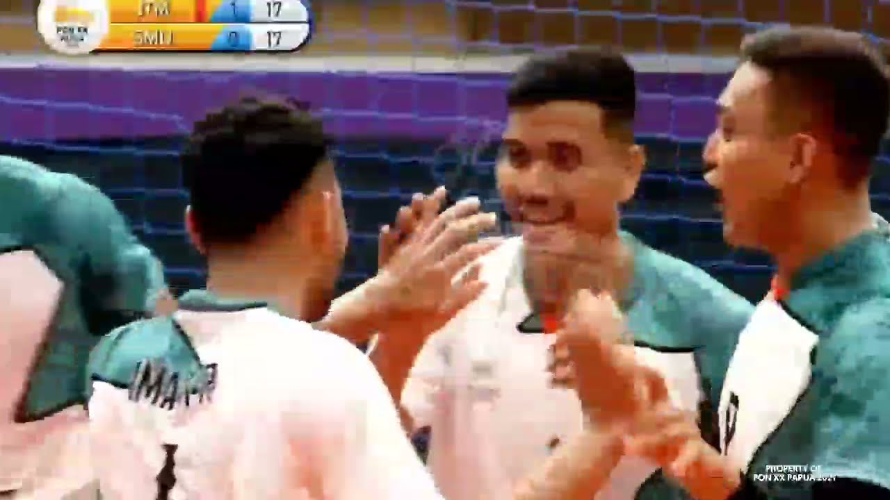 SET PALING MENEGANGKAN | PON XX PAPUA 2021 | JAWA TIMUR VS SUMUT - voli gunung