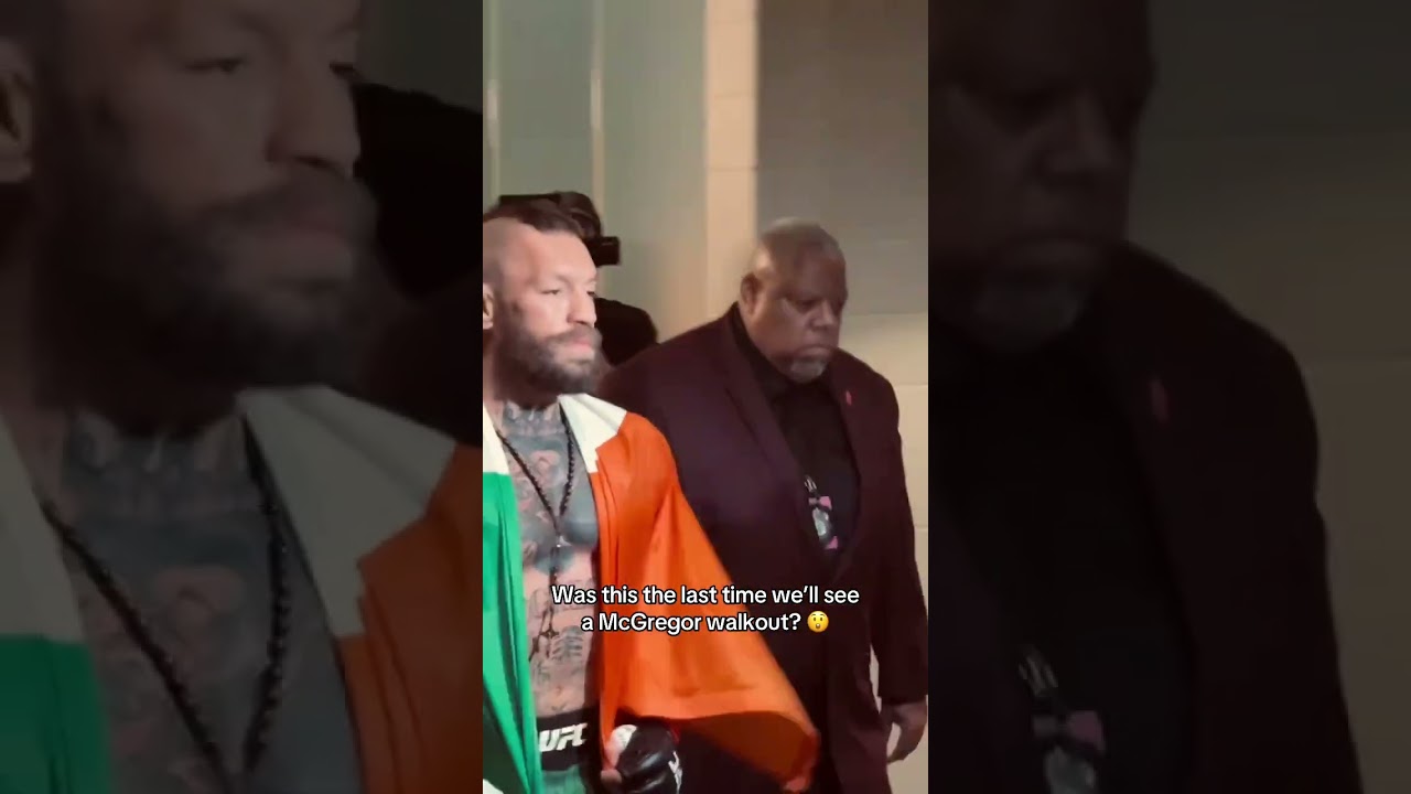 Conor McGregor’s walkout for #UFC329 👀