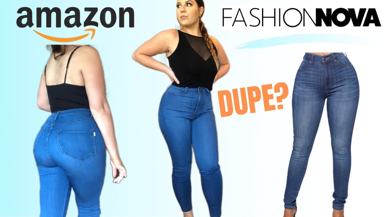 Amazon Dupes for FashionNova Jeans 