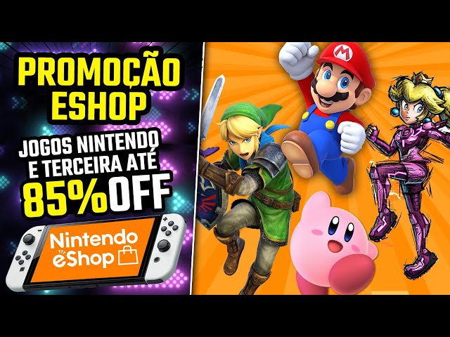 Promoção jogos NINTENDO MULTIPLAYER na ESHOP BRASIL e 