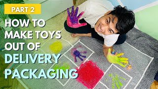 Play Activities using Bubble Wrap | Delivery Packaging Part 2 | Therapy With Me