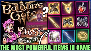 Baldur's Gate 3 - The Items That BREAK THE GAME - 11 Best MOST POWERFUL Weapons & Armor Gear Guide!