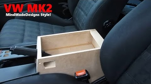 How to build a car center console armrest ✔ Part 2