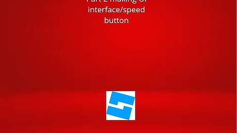 How to make a Speed button/UI Interface in roblox studio