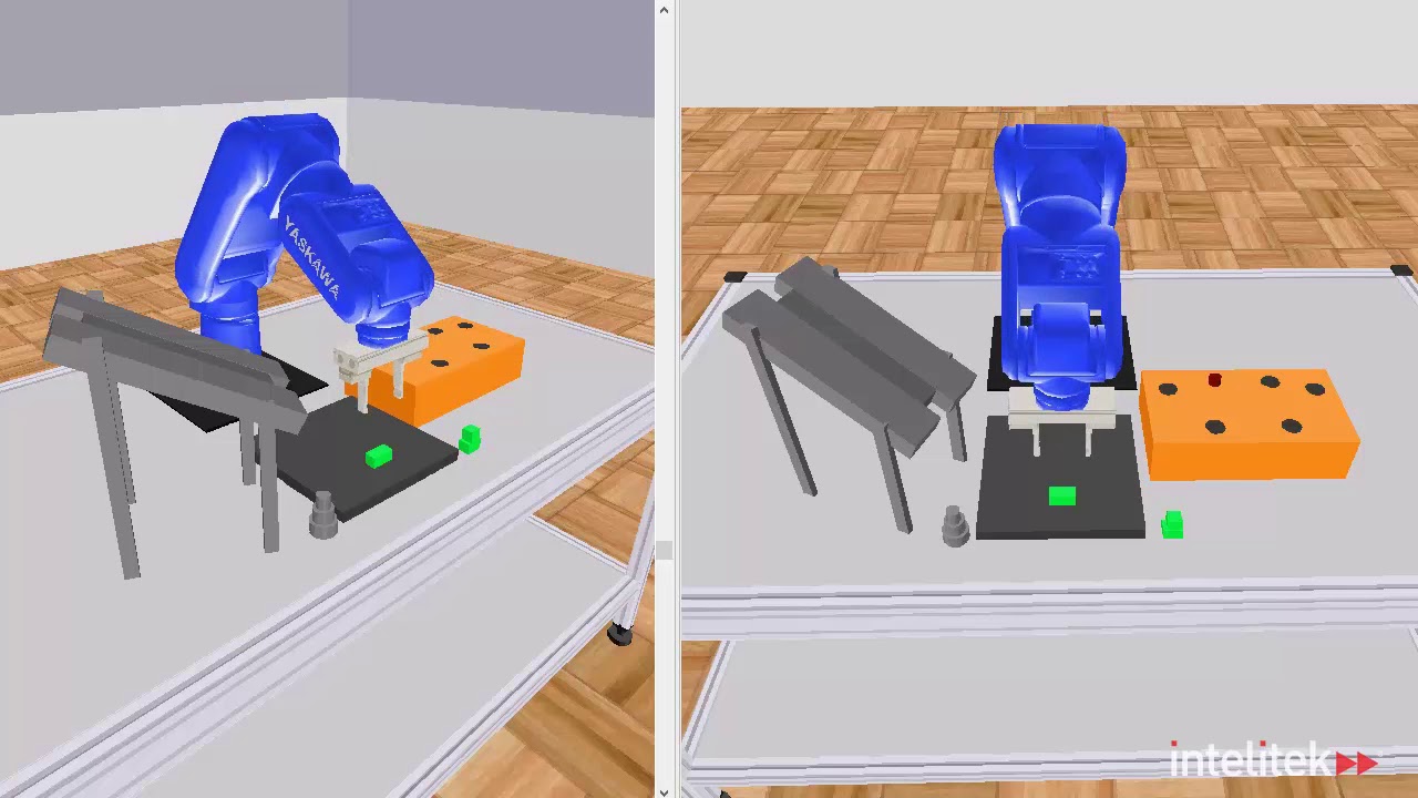 RoboCell Virtual Cell - YouTube