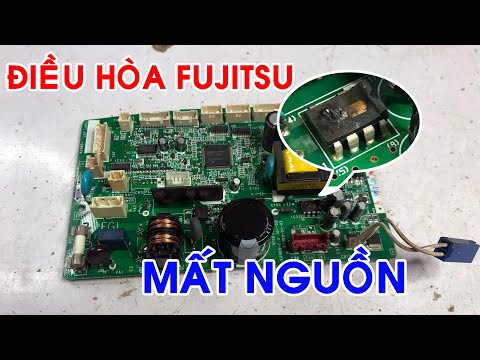 Sửa điều hòa Fujitsu inverter mất nguồn