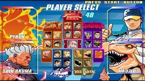 #786 Capcom Fighting Evolution (PS2) Bosses (2/2): Pyron playthrough.