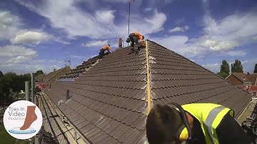 Roofing Timelapse by Toes In Video