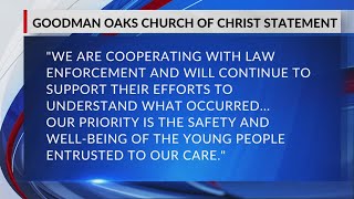 Church statement on youth pastor's arrest