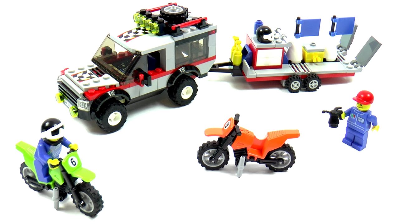 Lego City 4433 Dirt Bike Transporter Speed Build And Review -