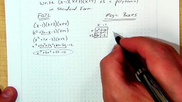 alg2 6 2 write polynomial in standard form