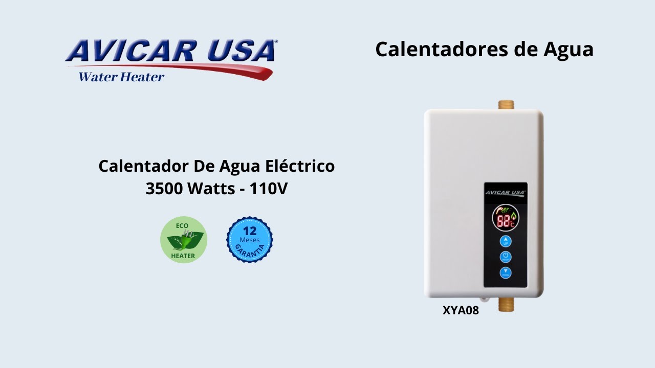 Calentador de agua eléctrico instantáneo electrónico Gala 10 kW monofásico