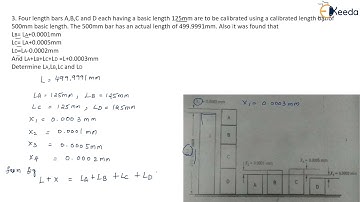 Problem 3 on Calibration - Introduction To Metrology - Metrology and Quality Engineering